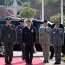 25. august: Kong Harald besøker NATO-hovedkvarteret i Norfolk og basen til de amerikanske spesialstyrkene (US SOCOM) ved Tampa i Florida. Foto: NATO